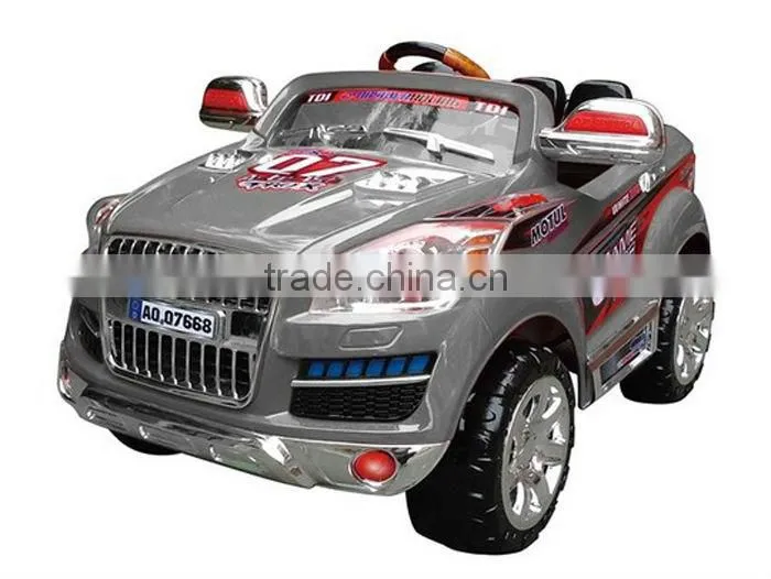 2016 Double Drives battery operating plastic kids ride on car 12V