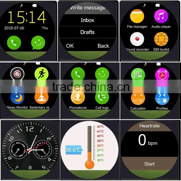 High quality bluetooth android and ios smart watch