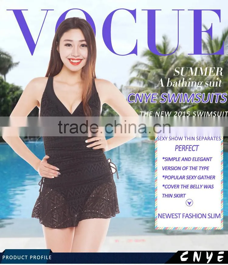 CNYE new design one piece womens swimwear