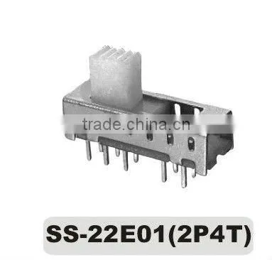 horizontal slide switch SS-22E01(1P2T)