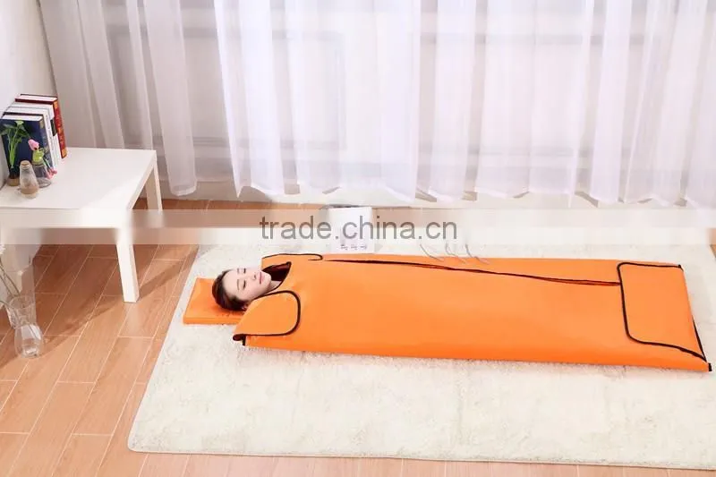 The Second Generation NEW design 3 zone heating sauna blanket, New FIR Far Infrared Slimming Blanket Weight Loss Sauna Blanket