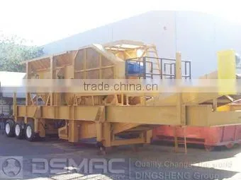 High Productivity Tyre Mobile Crusher for Tunisia