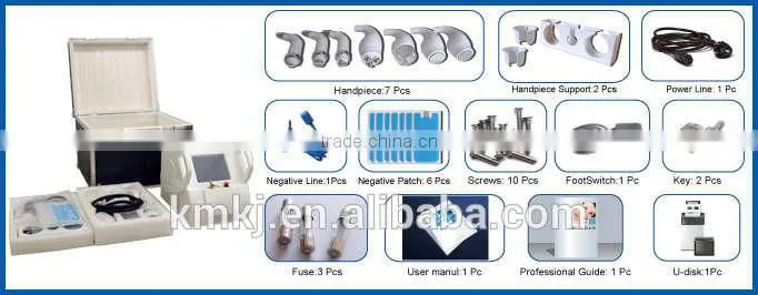 2015 high power 7 in 1 ultra sonic cavitation