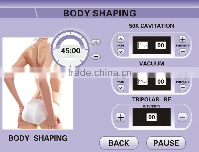 5 In1 40K Ultrasound Cavitation Ultrasonic lipo Cavitation Machine Fast Cavitation Slimming System