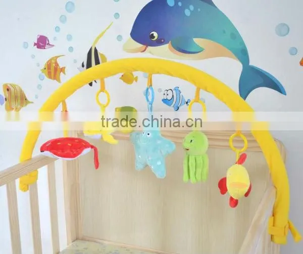 Plush baby bed toy accessories