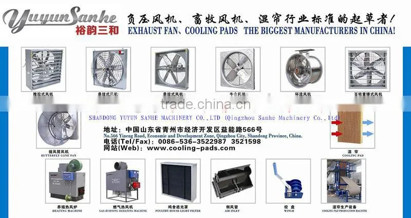 industrial ventilation equipment big air flow cone type exhaust fan with CE certificated