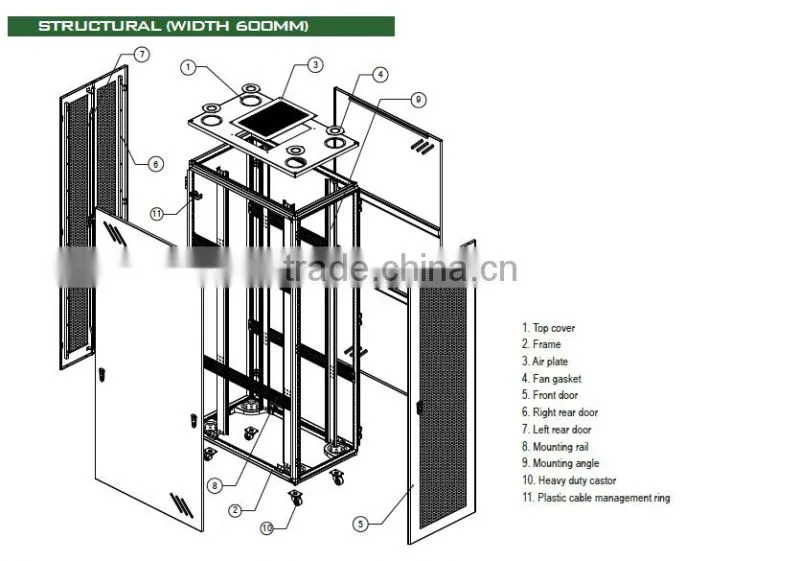 42U 19'' Network Cabinet