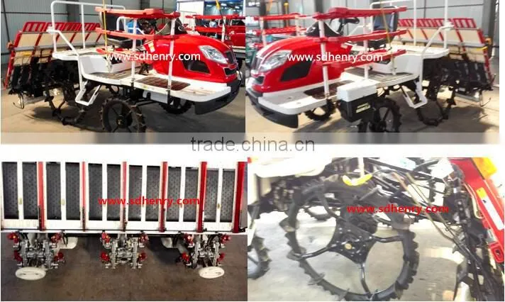 riding 6 rows rice transplanter
