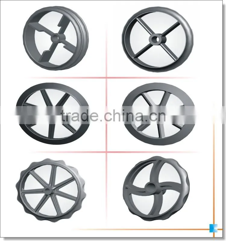 OEM custom cast iron casting valve handle wheel