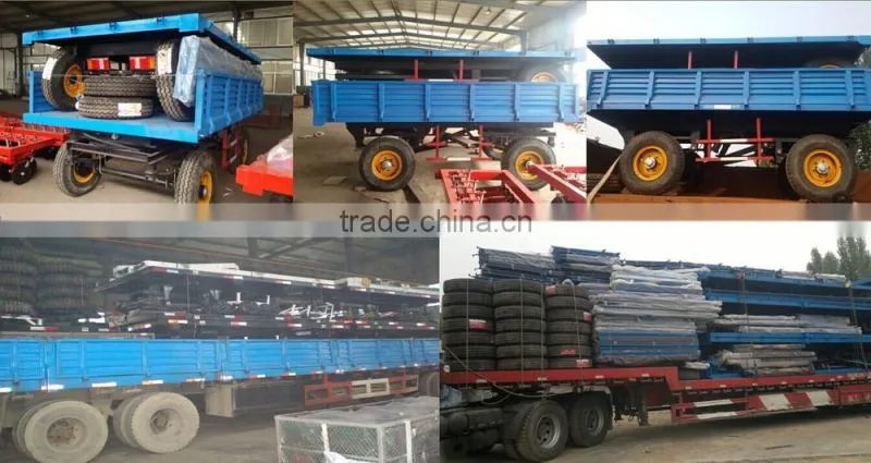 tractors dump tipping trailer 30 m3/ tractor trailer