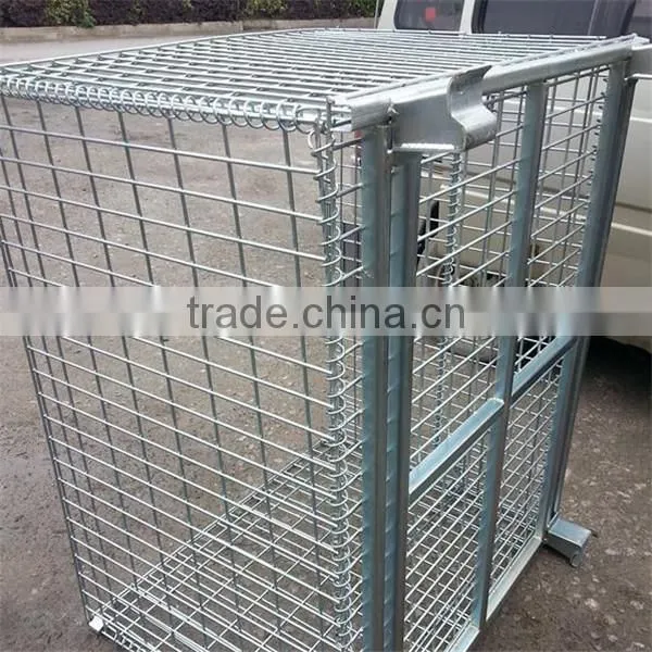 galvanized wire material large storage container