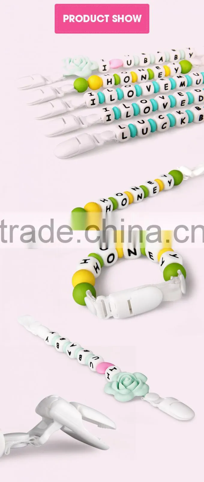 New year/christmat souvenirs chewable silicone baby gift