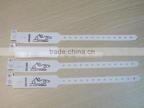 125KHz/13.56MHz Custom PayPass RFID Wristbands/Bracelets with Low Factory Price
