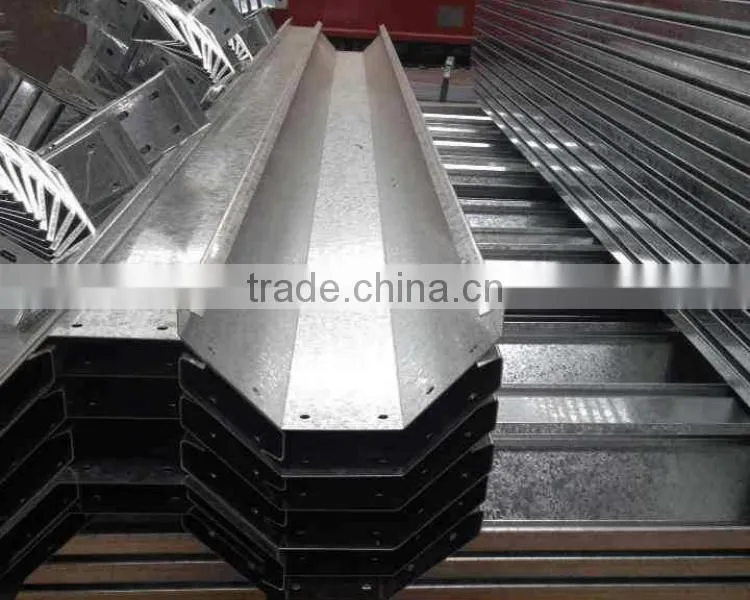 2015 hot sale galvanized steel rain gutter