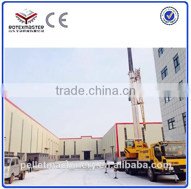 Vertical ring die wood pellet machine pellet press 1.5-2.5T/H with Automatic lubrication