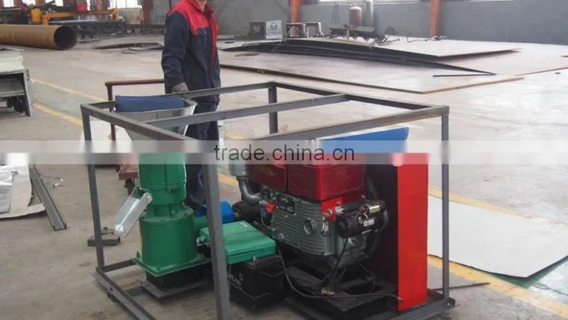 Animal Feed Pellet Production Line / Feed Pellet Mill CE Approved