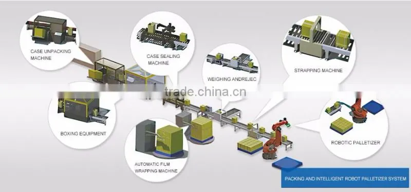 High Speed Automatic Carton Box Stacking Machine from factory