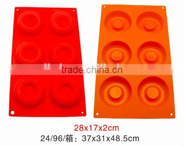 12 cup round shape silicone cake baking tools