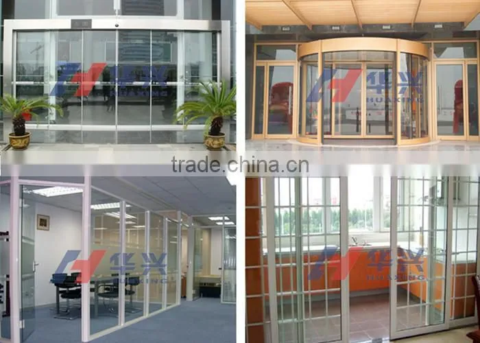 Customized aluminum thermal break exterior metal door with glass