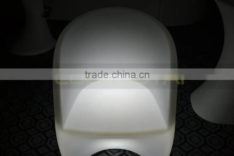 Manufacturer LED illuminated sofa/chair with remote control 16 mix changeable colors 13kgs