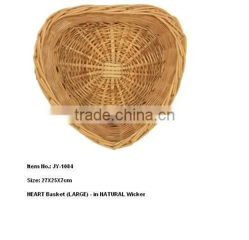 2014 empty cheap wicker fruit display basket for decor wholesale
