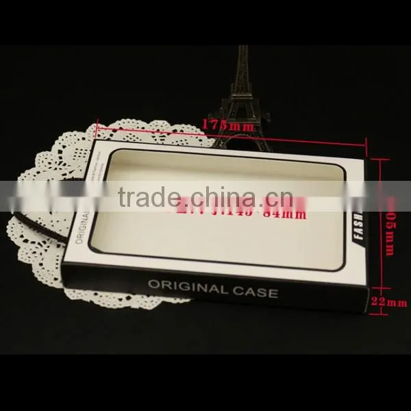 High-end black packaging mobile case, cartons packaging for iphone mobile phone case