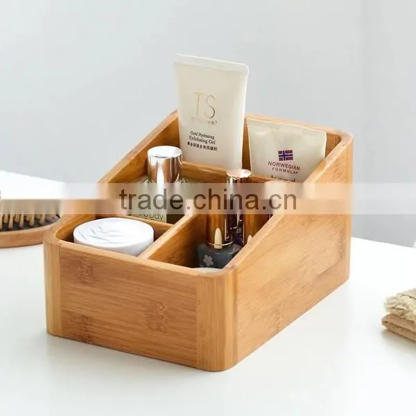2017 Natural bamboo storage box, bamboo display wood box for storage, bamboo show box