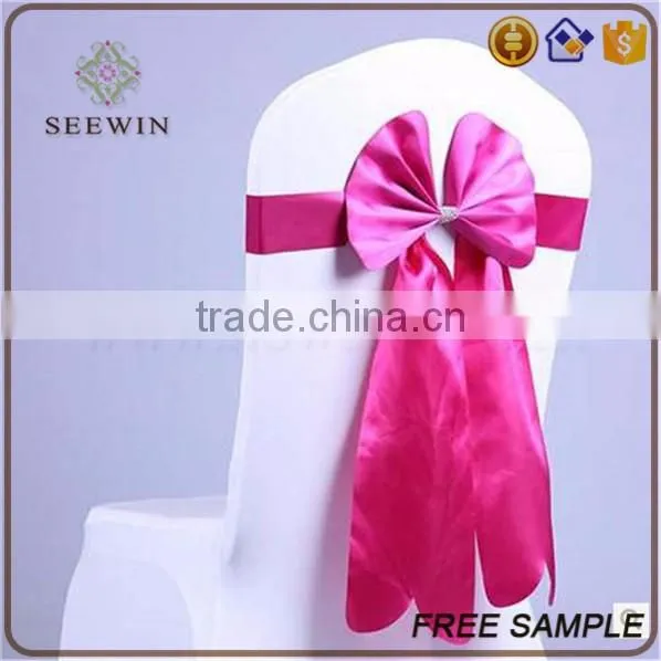 exotic fashionable chair sash led bow tie