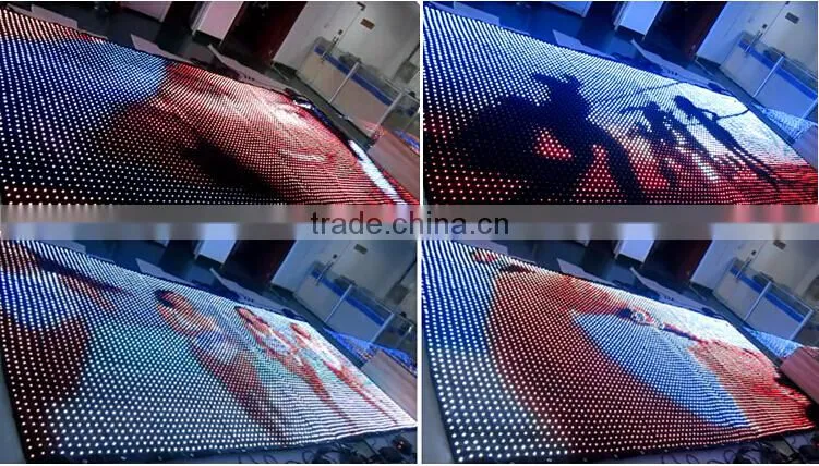 Good quality flexible soft full color led stage backdrop