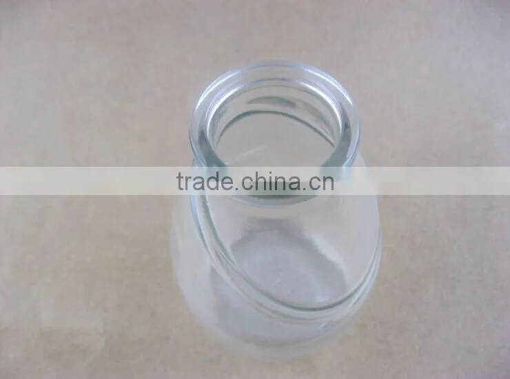 exquisite glass milk bottle/glassware