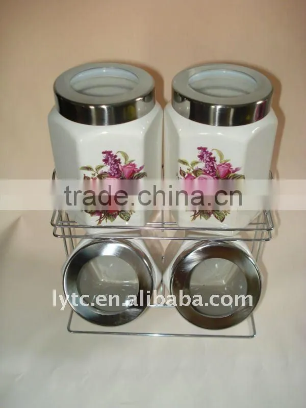 Factory direct wholesales Ceramic canister bottle
