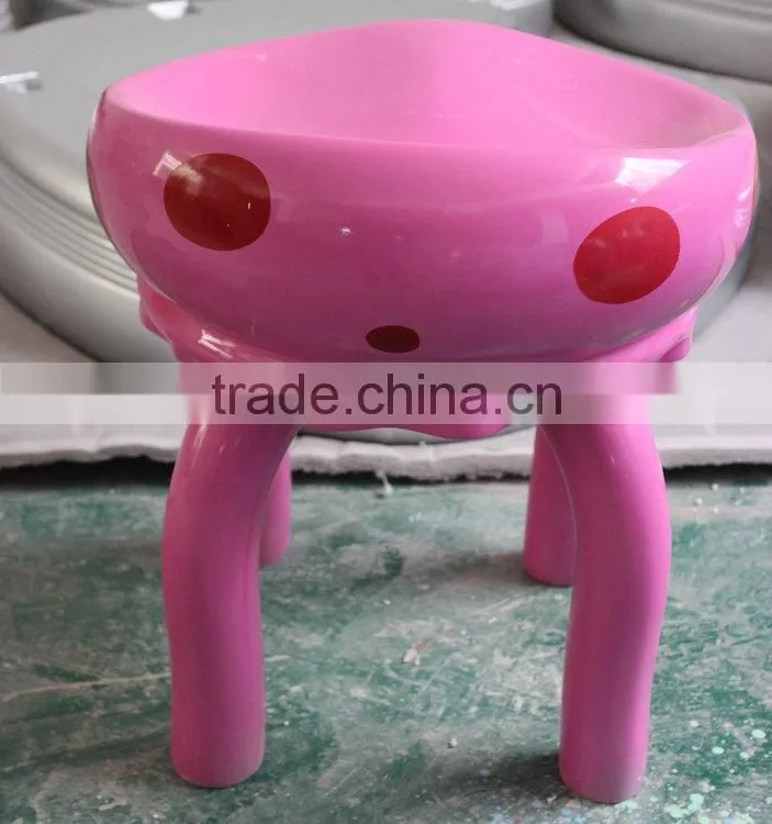 2014 new design fiberglass jellyfish stool
