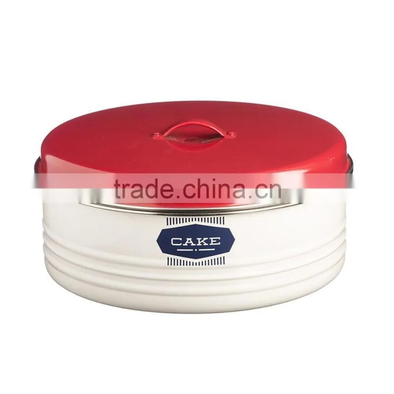 New Kitchen Attractive Printing Airtight Metal Cake Tin Jar Storage Bin