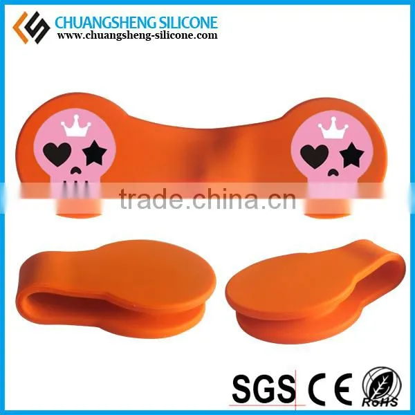 2016 fashion eco-friendly Smart silicone unique money clip
