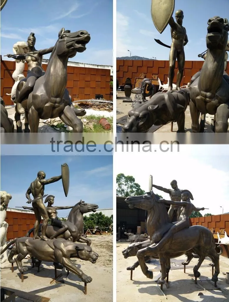 Life size animal decorative bronze deer sculpture