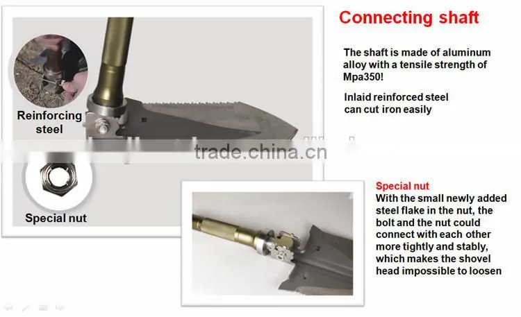 Outdoor Tool Outdoor Multifunction Camping Equipment as Shovel Hoe and Axe