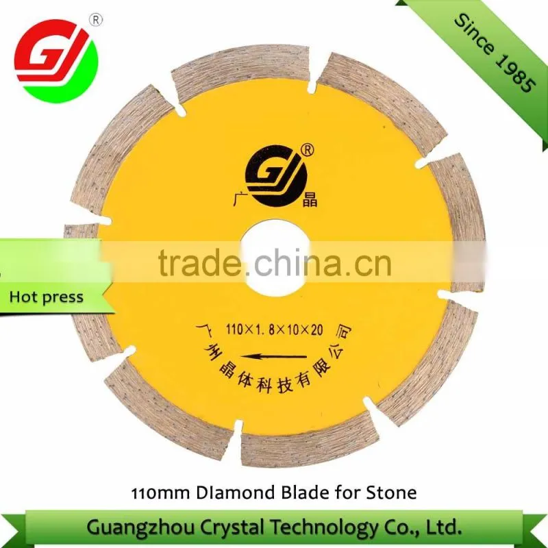 segmented diamond saw blade for stone/ 110mm diamond blade for granite/diamond tool manufacturer