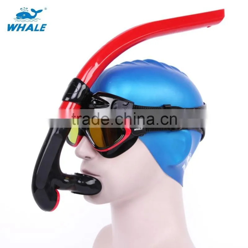 Adult Swimmer's Snorkel with Comfortable Silicone Mouthpiece