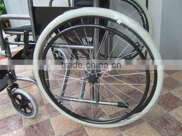 Topmedi new product big bearing capacity beach wheelchair for fat people