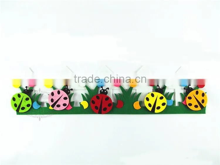 Fashion decorative wall sticker , 3D kindergarten Children room beatles wall stick
