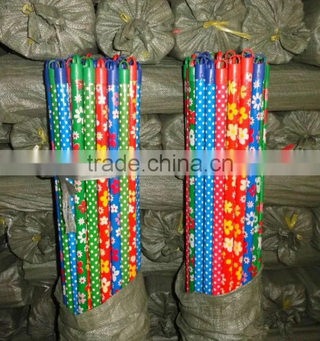 wooden broom and mop holder