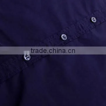 Men's 100% cotton poplin shirt with long sleeve