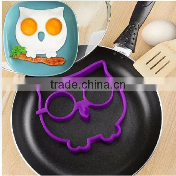 Silicone Rabbit Bunny Egg Mold Shaped Fried Breakfast Funny Cooking Tool kitchen