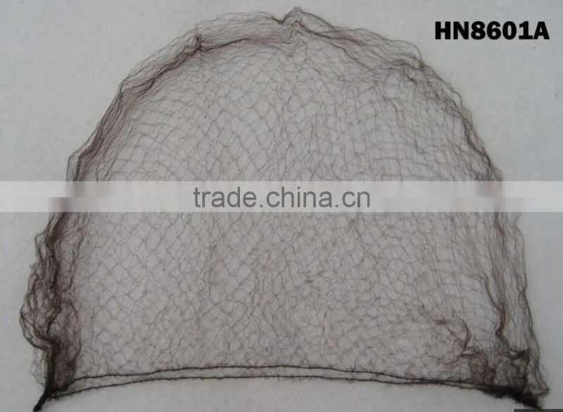 Black Nylon mesh hairnet/big mesh size and made with very thin nylon
