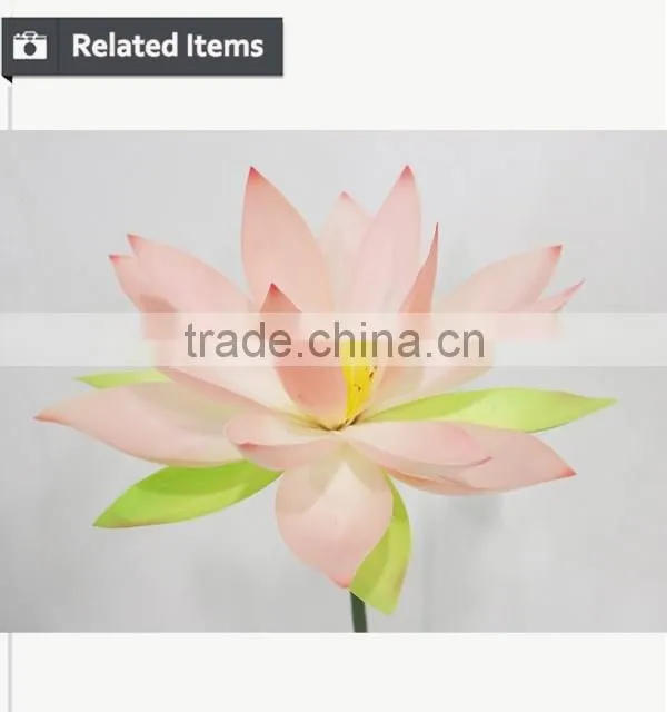 High quality China factory direct sell artificial water lily flowers
