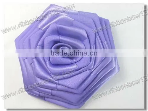 make satin ribbon flowers