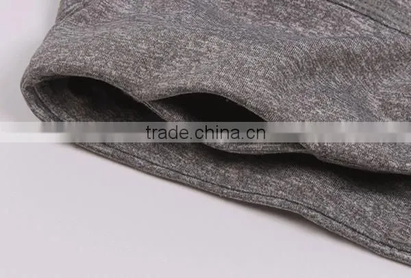 women contrast color polyester blend spandex hoodies and yoga pants