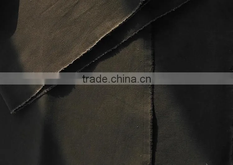 Pure Cotton Fabric Army green Peached Finish Fabric
