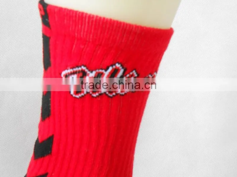 Customs knitted cotton sports elite socks