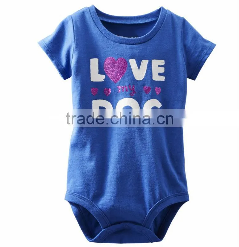 wholesale kid baby letter printing rompers for children infant jumpsuit organic cotton baby rompers wholesale baby clothes